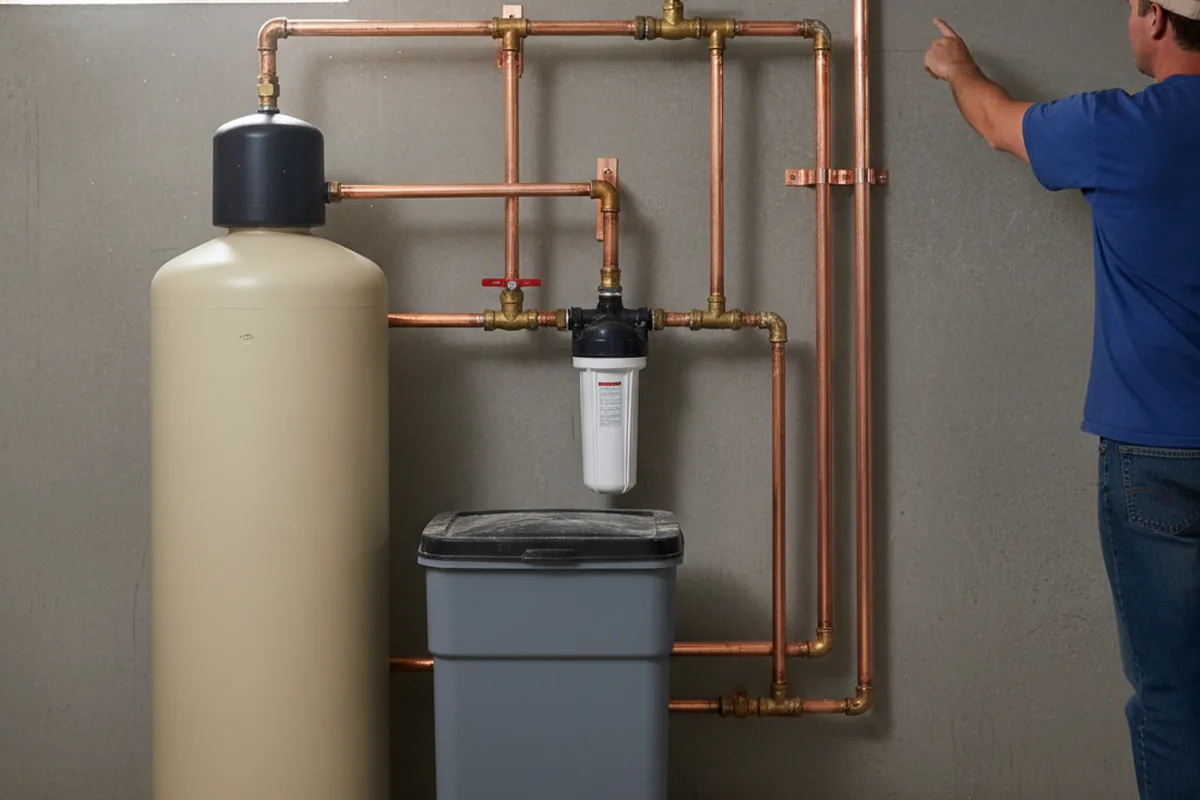 Whole-house water treatment system installed in East Hartland
